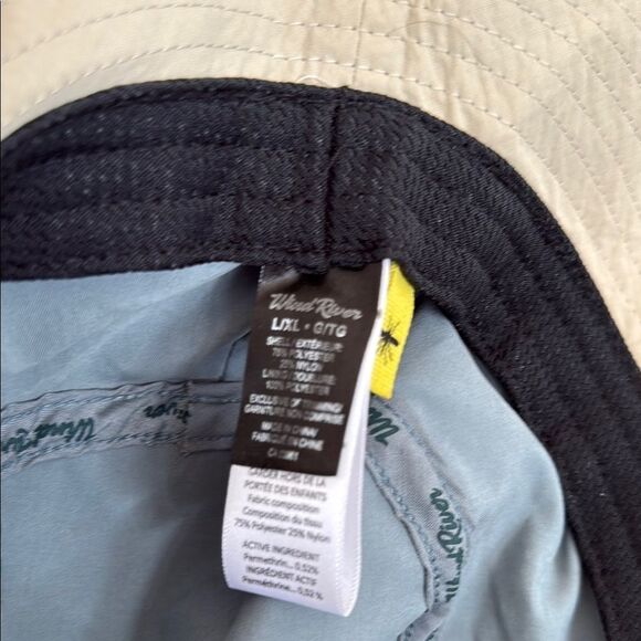 Wind River Men's Blue insect repellent Sun Hat sz L/XL - Picture 3 of 4